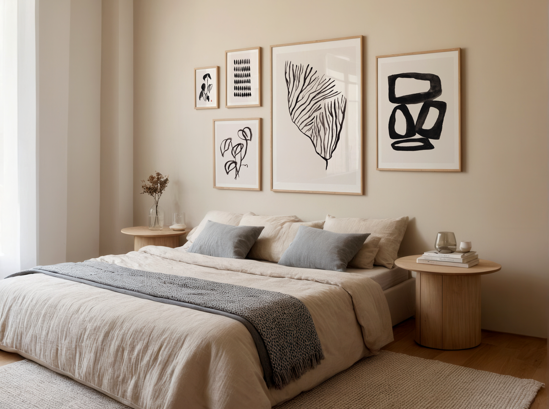 Hoe creëer je de perfecte Japandi Gallery Wall? Een stap-voor-stap gids