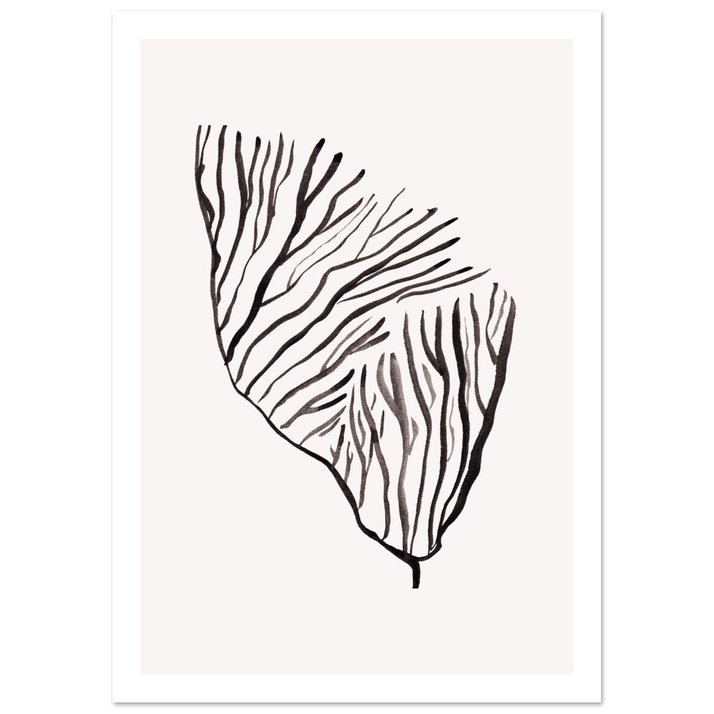 Drift Studies II art print minimalistische poster in japandi stijl, aquarel art